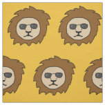 Cool Lions with Sunglasses Fabric