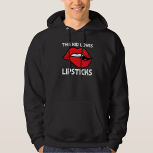 Cool Lipstick For Kids Boys Cosmetic Makeup Hoodie