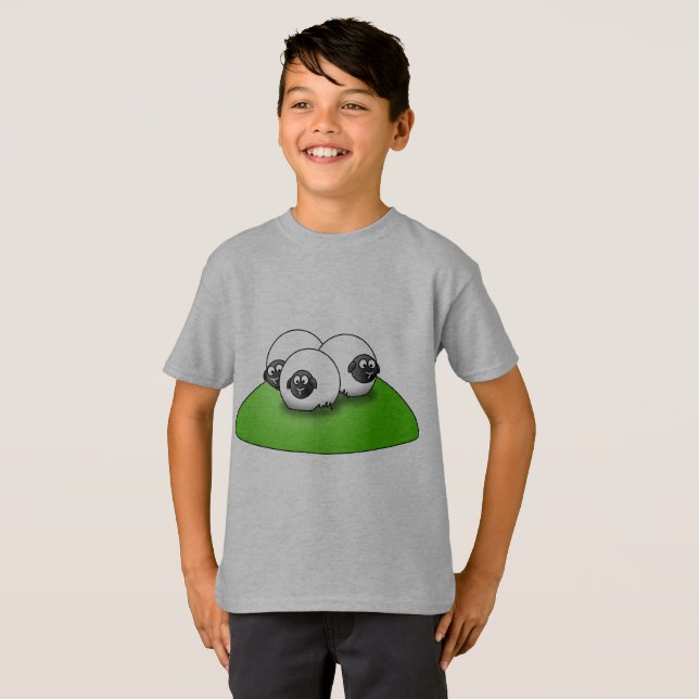 Cool Little Alien Boys' Tee - Green Space Monster  (Front Full)