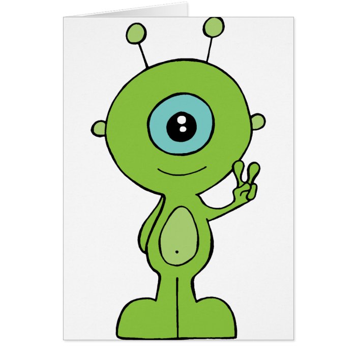 Cool Little Alien Cards