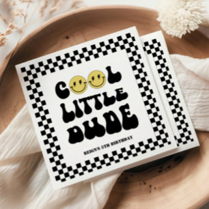 Cool Little Dude Boys Rad Kids 5th Birthday Napkins