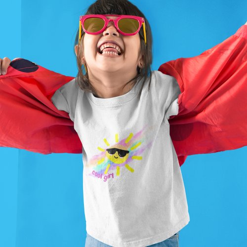 Cool little Sunshine with text Toddler T_shirt