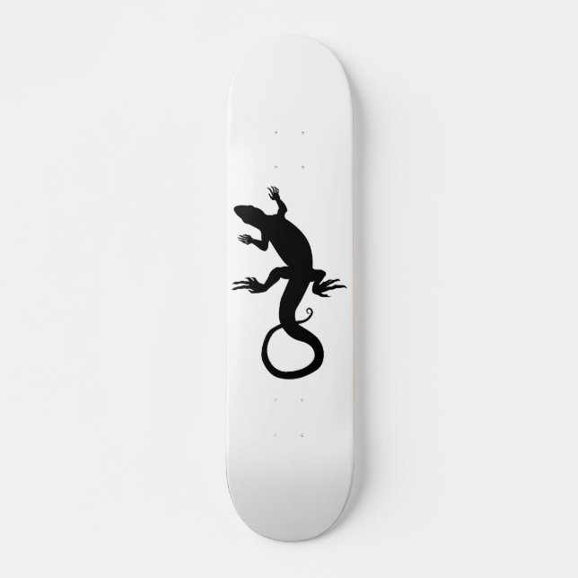Cool Lizard Art Skateboard Gifts & Shirts Deck (Front)