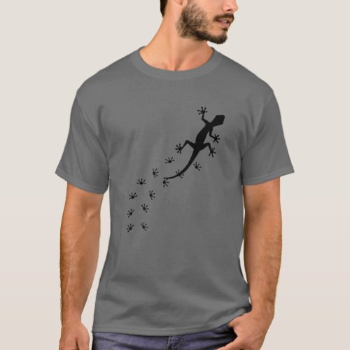 Cool Lizard Design For Men Women Gecko Pet Animal T_Shirt