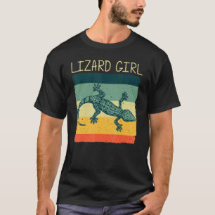 Cool Lizard For Girls Mom Reptile Animal Lizard T-Shirt