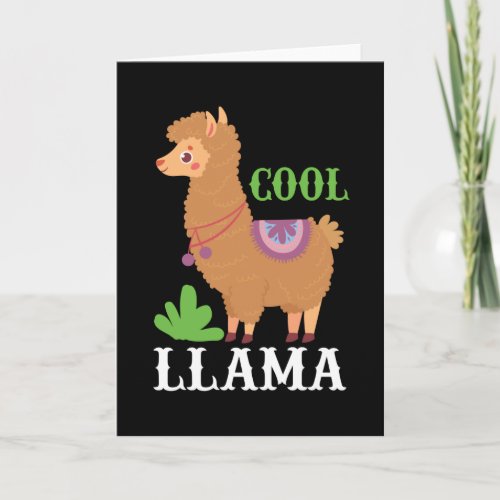 Cool Llama Card