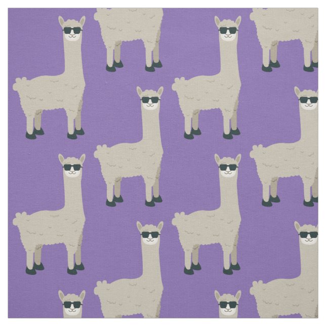 Cool Llama custom color fabric (Swatch)
