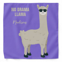 Cool Llama custom name &amp; color Bandana