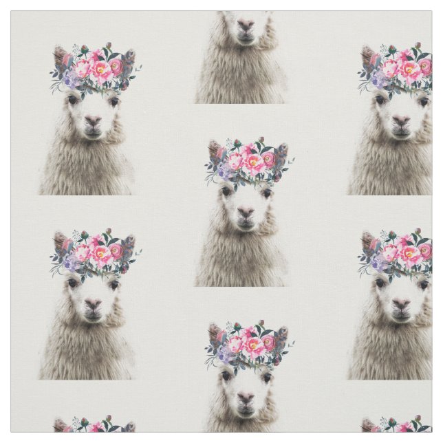 Cool Llama Fabric (Swatch)