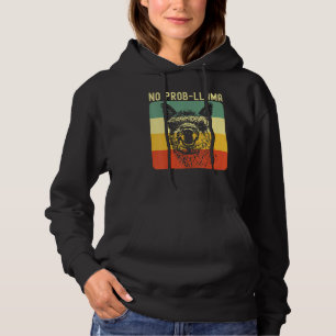 Cool Llama For Men Women No Prob Llama Alpaca Farm Hoodie