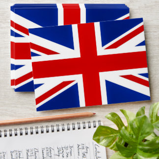cool london fashion british flag union jack envelope