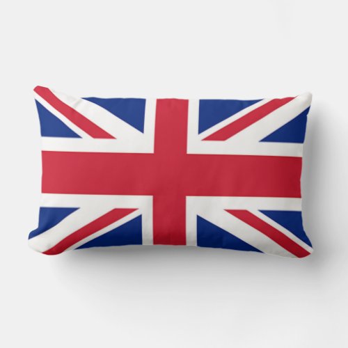 cool london fashion british flag union jack lumbar pillow