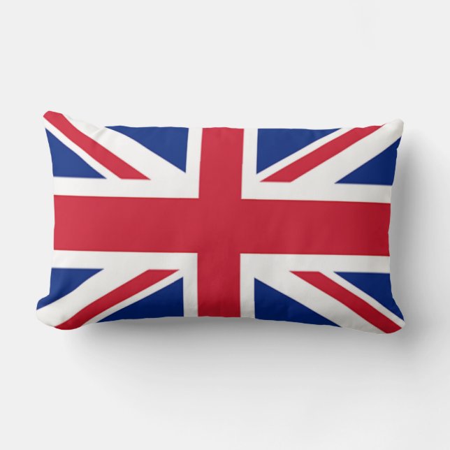 cool london fashion british flag union jack lumbar pillow (Front)
