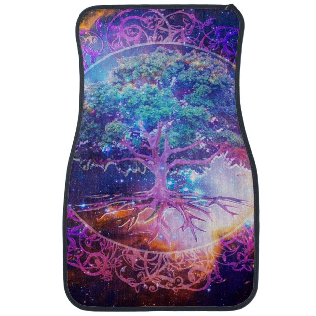 Cool Looking Tree of Life Car Mat (Front)