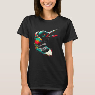 Cool Loon Art for Music Lovers Christmas Birthday T-Shirt