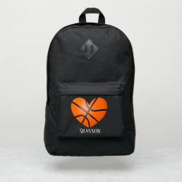 Cool love Basketball sports lovers add name Port Authority&#174; Backpack