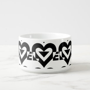Cool Love Graphic, Black Bowl