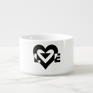 Cool Love Graphic, Black Bowl