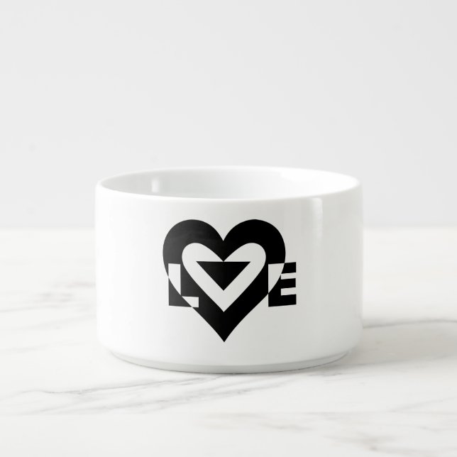 Cool Love Graphic, Black Bowl (Center)