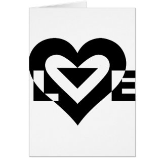 Cool Love Graphic, Black Cards