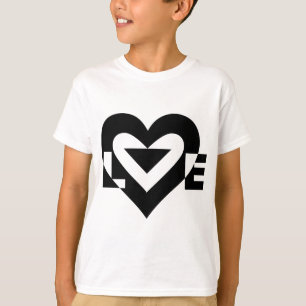 Cool Love Graphic, Black T-Shirt
