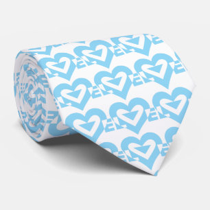 Cool Love Graphic, Blue Neck Tie