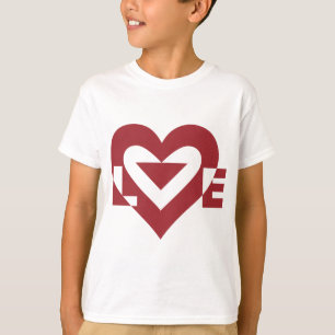 Cool Love Graphic, Burgandy T-Shirt