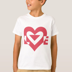 Cool Love Graphic, Cherry Pink T-Shirt