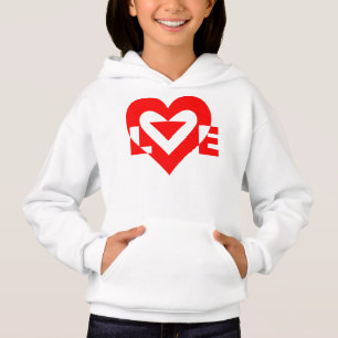 Cool Love Graphic, Red Hoodie