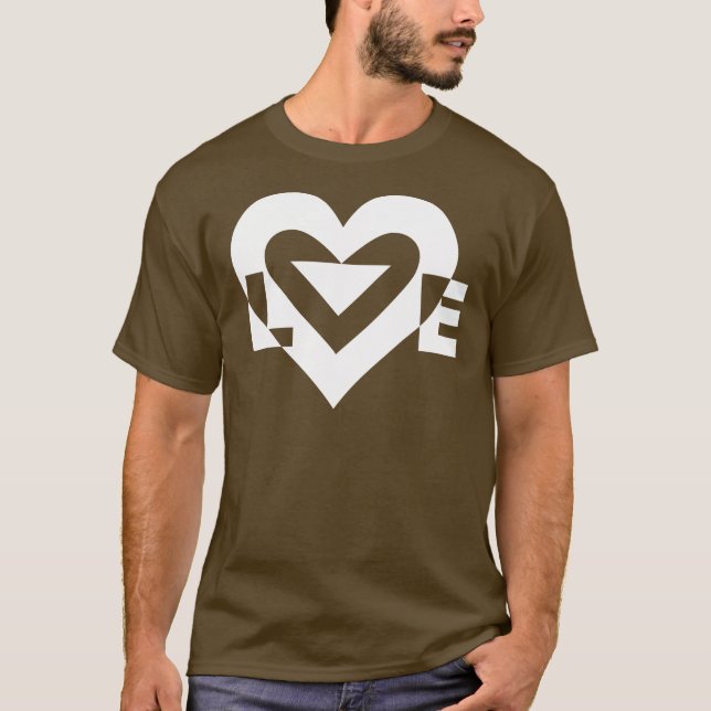 Cool Love Graphic, White T-Shirt (Front)