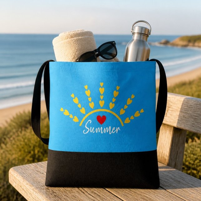 Cool Love (Heart) Summer Tote Bag (Creator Uploaded)