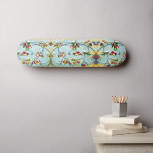 Cool love locks, abstract skateboard
