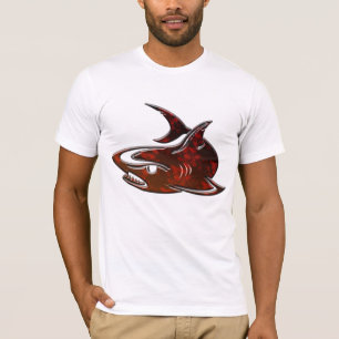 cool love sharks graphic design shark T-Shirt