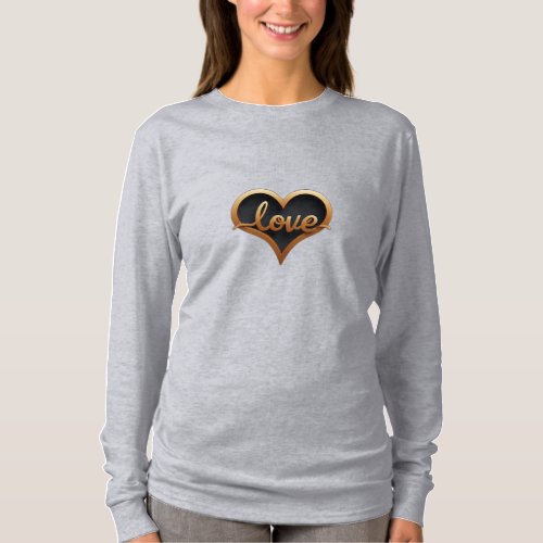cool love word design T_Shirt