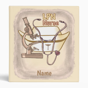 Cool LPN Nurse 3 Ring Binder