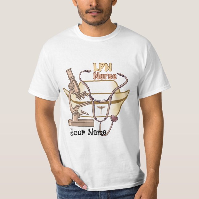 Cool LPN Nurse T-Shirt (Front)