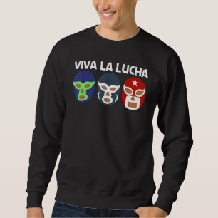 Cool Lucha Libre For Men Women Luchador Mexican Wr Sweatshirt