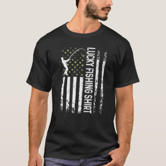 Cool Lucky Fishing  For Fishing T-Shirt