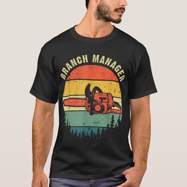 Cool Lumberjack Art Men Women Arborist Logger Bran T-Shirt (Front)