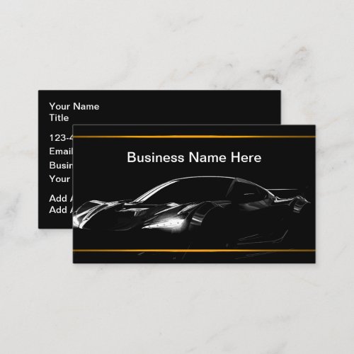 Cool Luxury Automotive Business Cards New