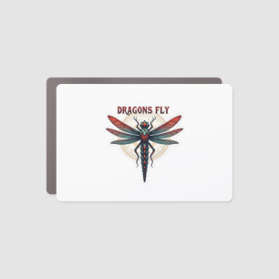 Cool Machined Steampunk Dragonfly - Dragons Fly - Car Magnet