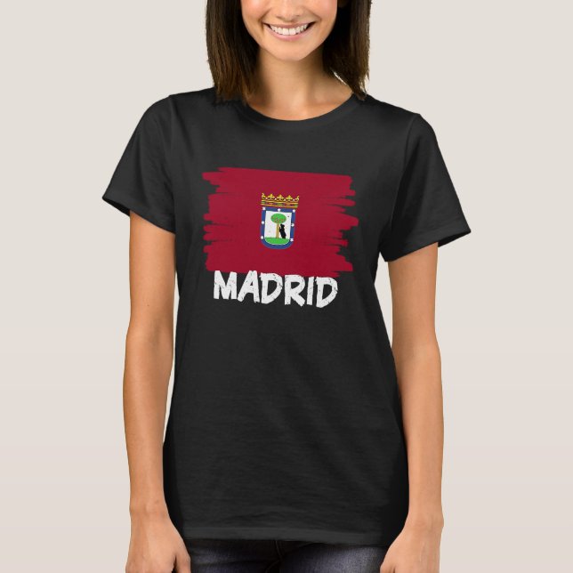 Cool Madrid Flag T-Shirt (Front)