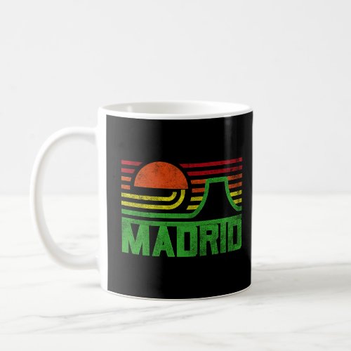Cool Madrid Spain Espana Abstract Square Graphic  Coffee Mug