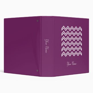 Cool Magenta Purple Chevron Pattern
