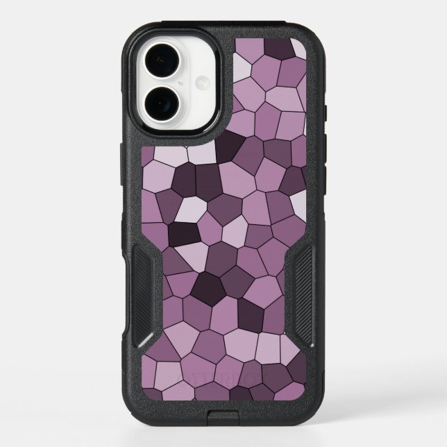 COOL Magenta Purple Pink Pattern Otterbox iPhone Case (Back)