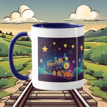 Cool Magic Train Lovers Add  Mug by DoodlesGifts at Zazzle