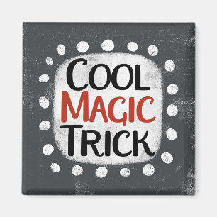 Cool Magic Trick Refrigerator Magnet