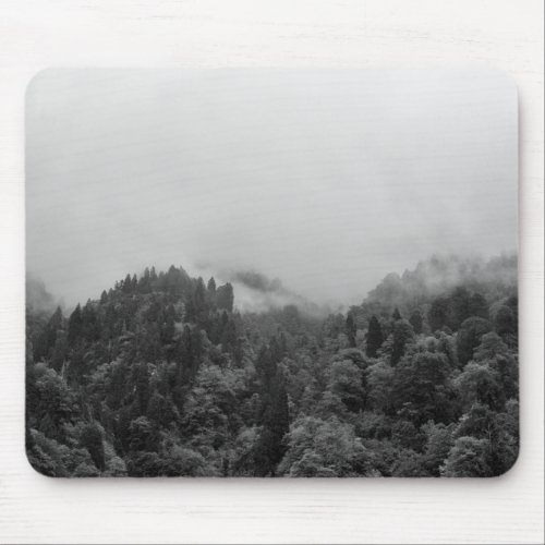 Cool magical foggy nature mouse pad