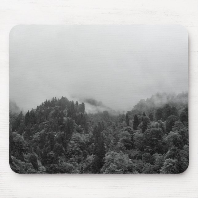 Cool, magical foggy nature mouse pad (Front)