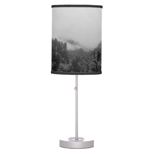 Cool magical foggy nature table lamp